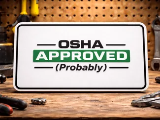 OSHA Approved (Probably) – Humor Safety Sign