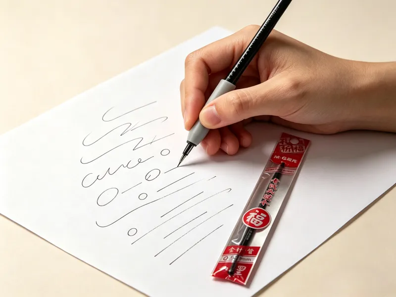 根据晨光笔芯设计的一次性笔壳（完美卡住）