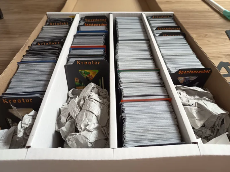 MTG Kartentrenner auf Deutsch