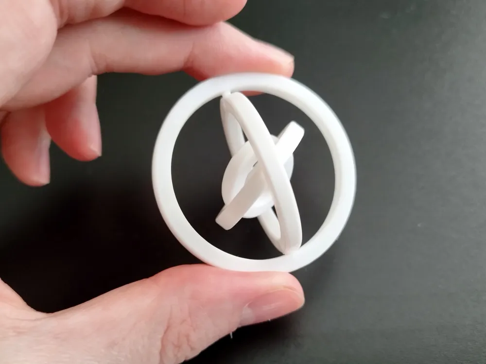 Gyroscope spinner fidget by Elektrooon - MakerWorld