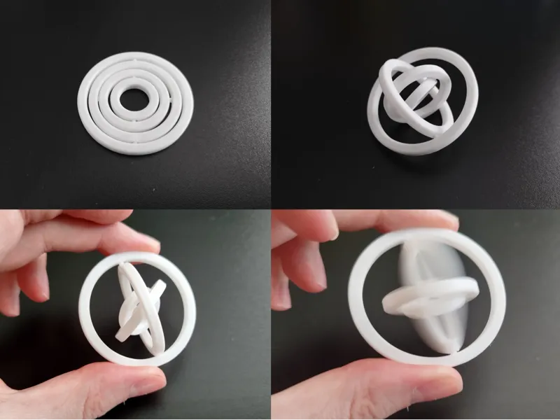 Gyroscope spinner fidget