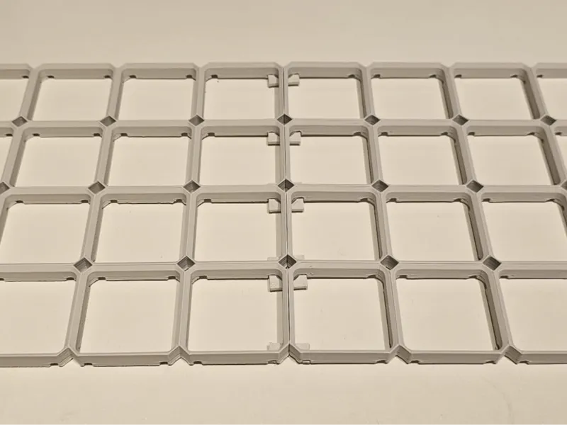 Gridfinity Base Plates mit Plattenverbindern 