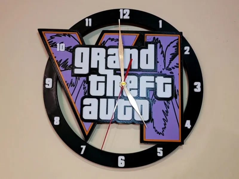 GTA - Grand Theft Auto VI Clock