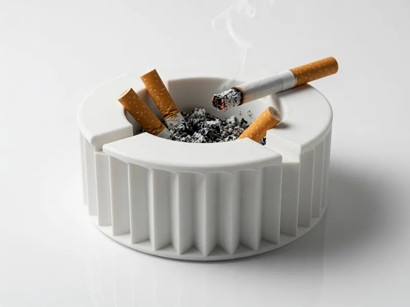 Modern Ash tray in Gear design 