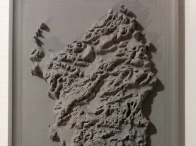Sardinia in relief