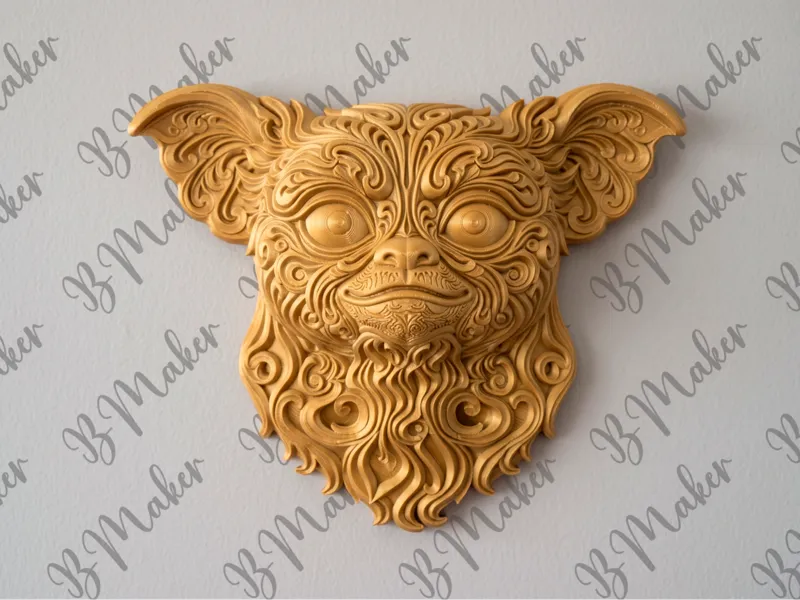 Gizmo - Mogwai - Fan art - Wall art