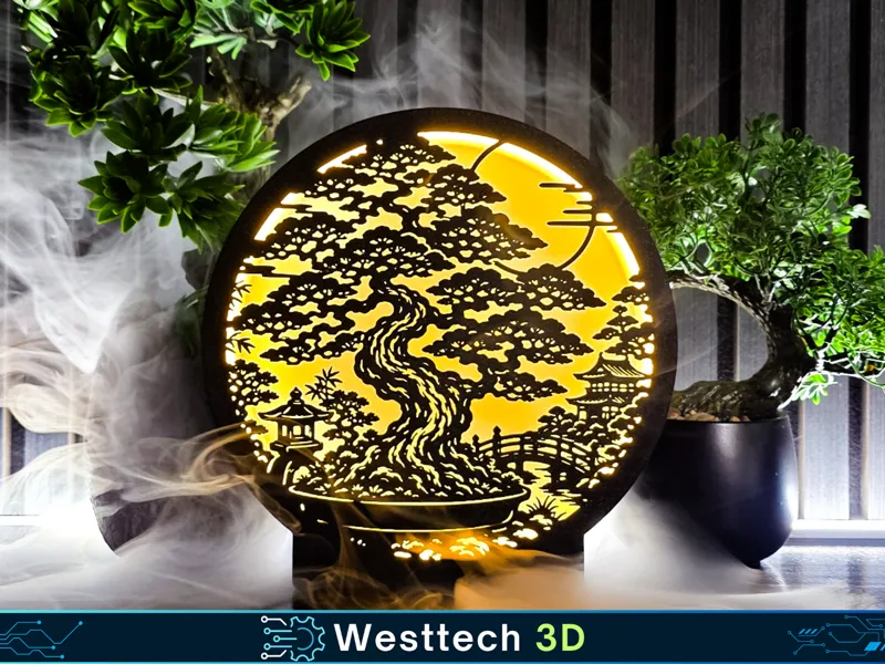 Bonsai Lampe