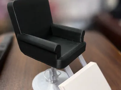 Salon/Barber Chair business card holder