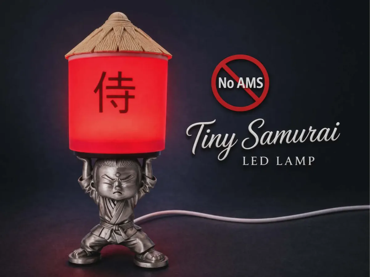Samurai Led Tiny Samurai - LED Lampe – Kostenloses 3D-Druckmodell – MakerWorld