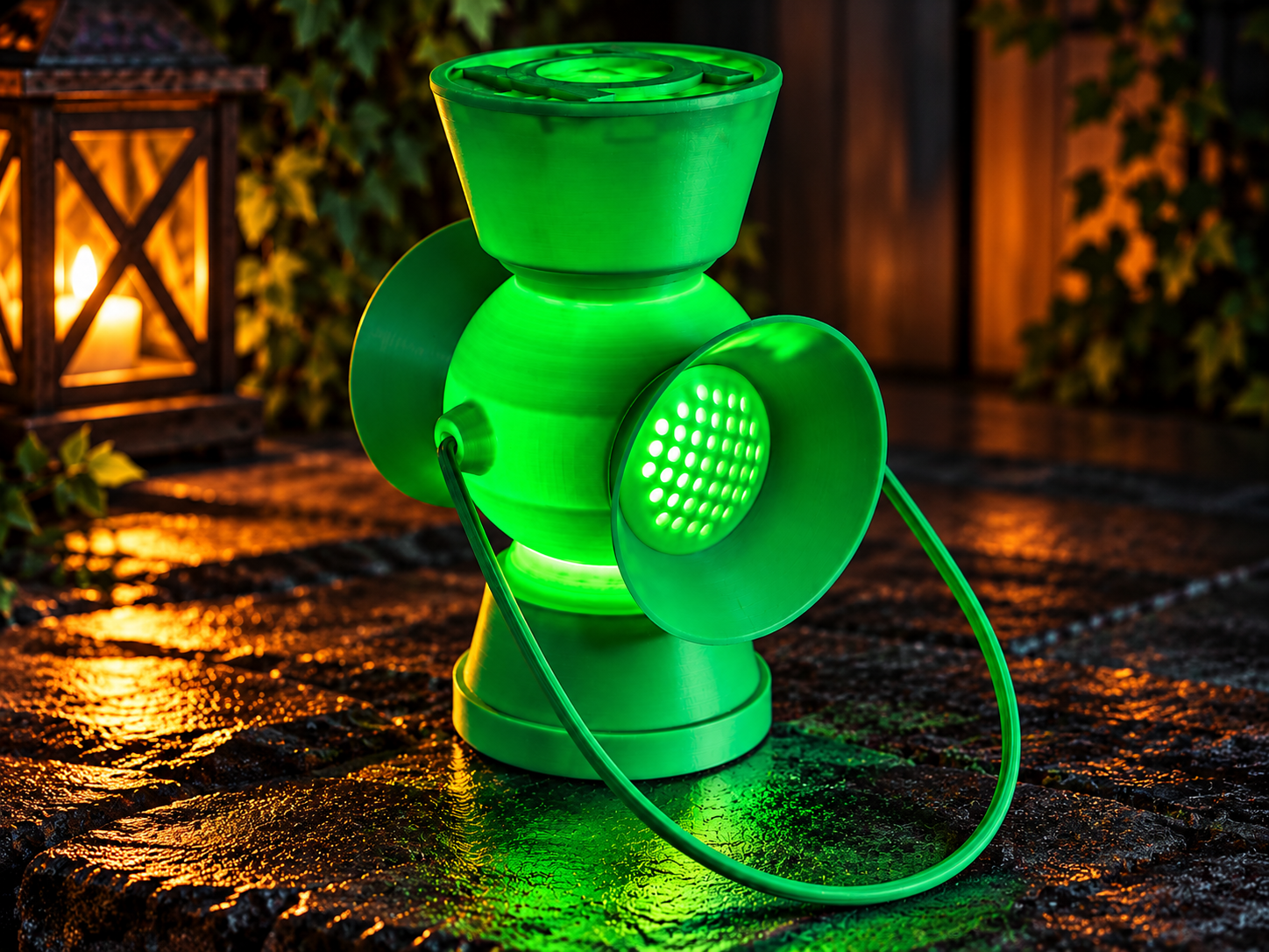 Green Lantern Power Battery - LED Illuminated Prop - 1