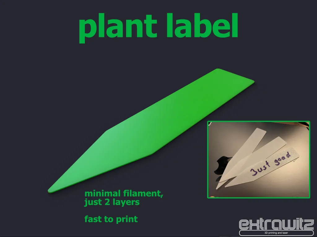 plant label - Free 3D Print Model - MakerWorld