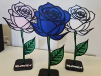 Rosa con basetta Mamma