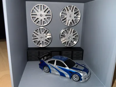 Garage for smaller model vehicles