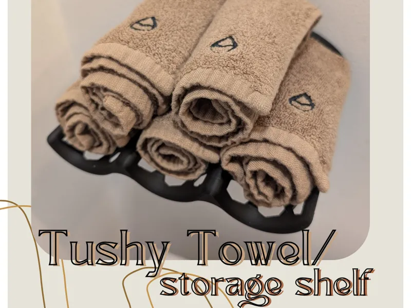 Tushy Towel Storage Shelf