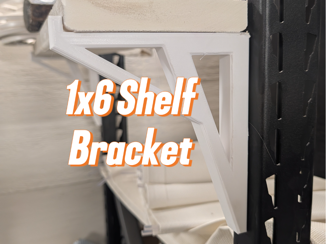 1x6 Shelf Bracket for Gorilla, Kobalt, HD Shelves