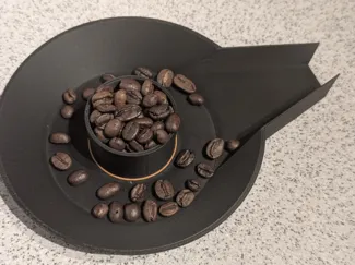 Single Espresso Maß 12g inkl. Resteschale
