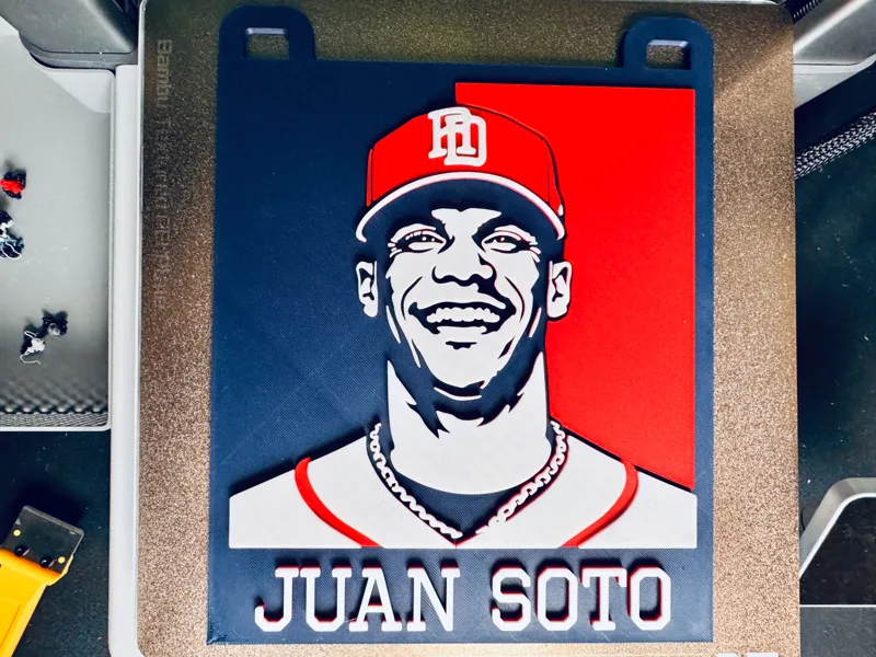 Juan Soto Dominican Baseball Chain – 3 Color Print