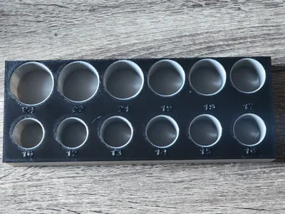Daytona 12 Piece Metric Deep Impact Socket Tray