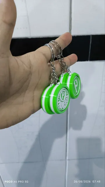 Llavero: Chaveiro Giratório Palmeiras – Torcedor de Verdade — vista de referencia 5