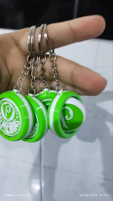 Llavero: Chaveiro Giratório Palmeiras – Torcedor de Verdade — vista de referencia 4