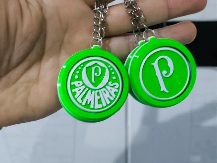 Llavero: Chaveiro Giratório Palmeiras – Torcedor de Verdade. Referencia del modelo original.