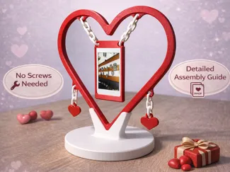 Instax Hanging Heart Photo Frame