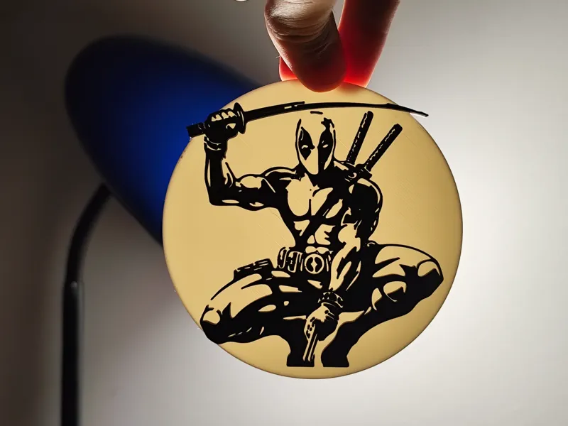 Deadpool Wall Art 2 color