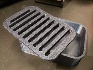 Slotted tray/ Desiccant bead tray 