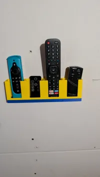 0.2mm layer, 2 walls, 10% infill holds 4 remotes 59mm
