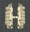 Road wheel base thickened