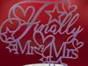 Finally Mr & Mrs wedding cake topper funny