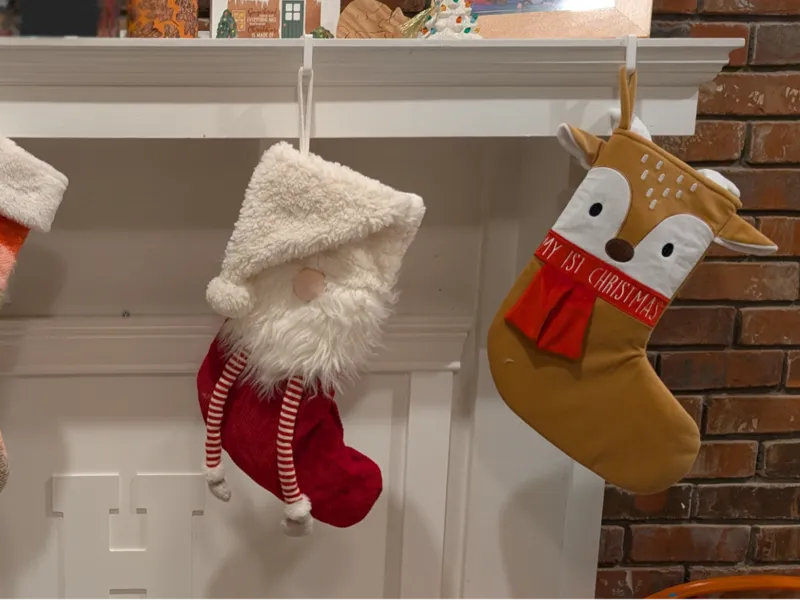 Christmas Stocking Hook for Negative Overhang