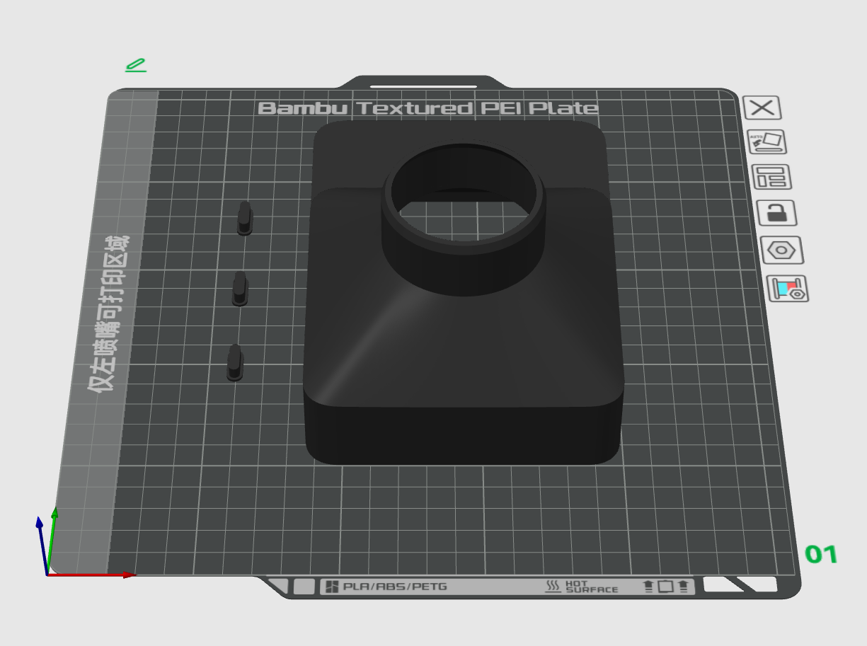 Miniatura 6 do modelo 3D x2d外排风扇通风管接口（多口径）