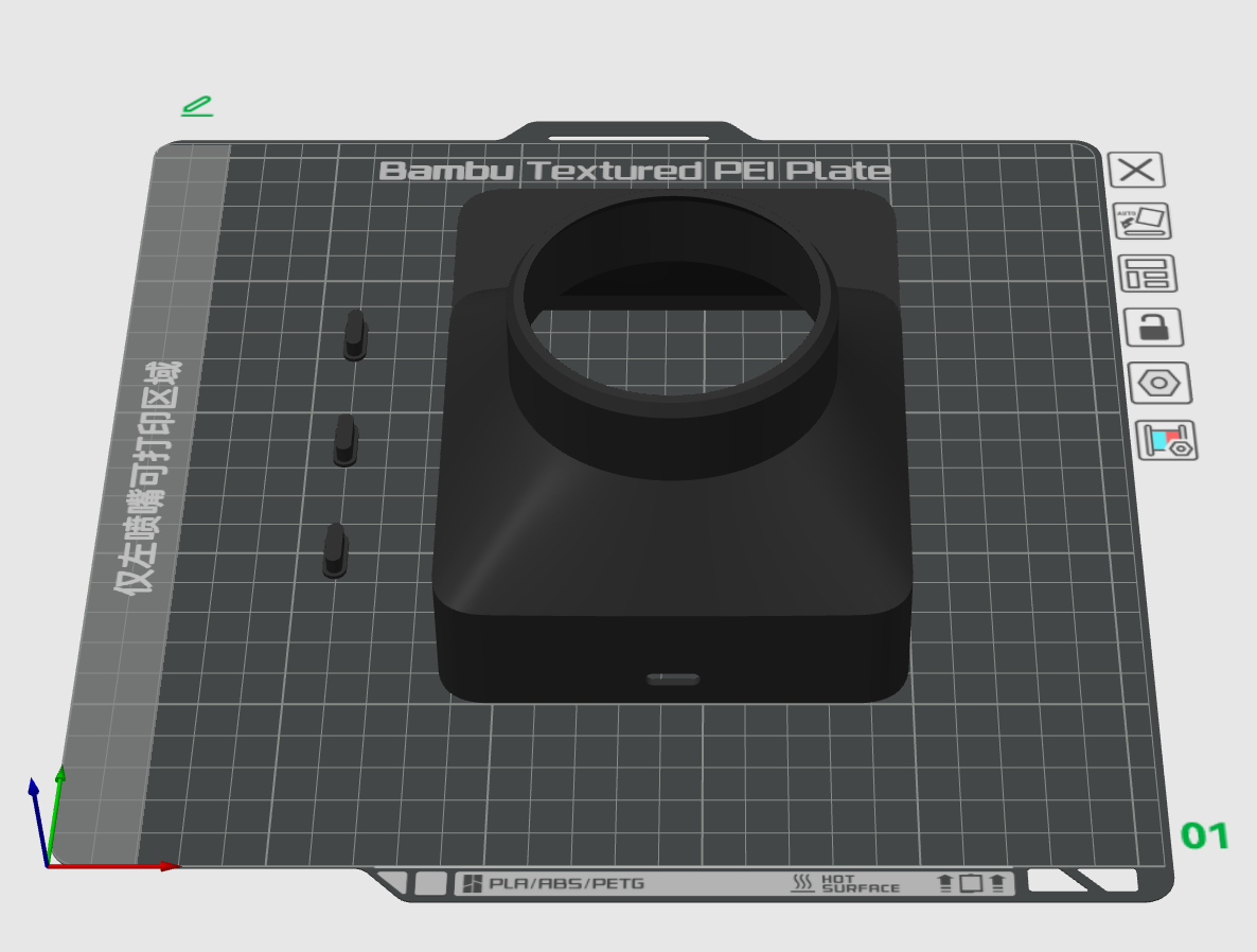 Miniatura 3 do modelo 3D x2d外排风扇通风管接口（多口径）