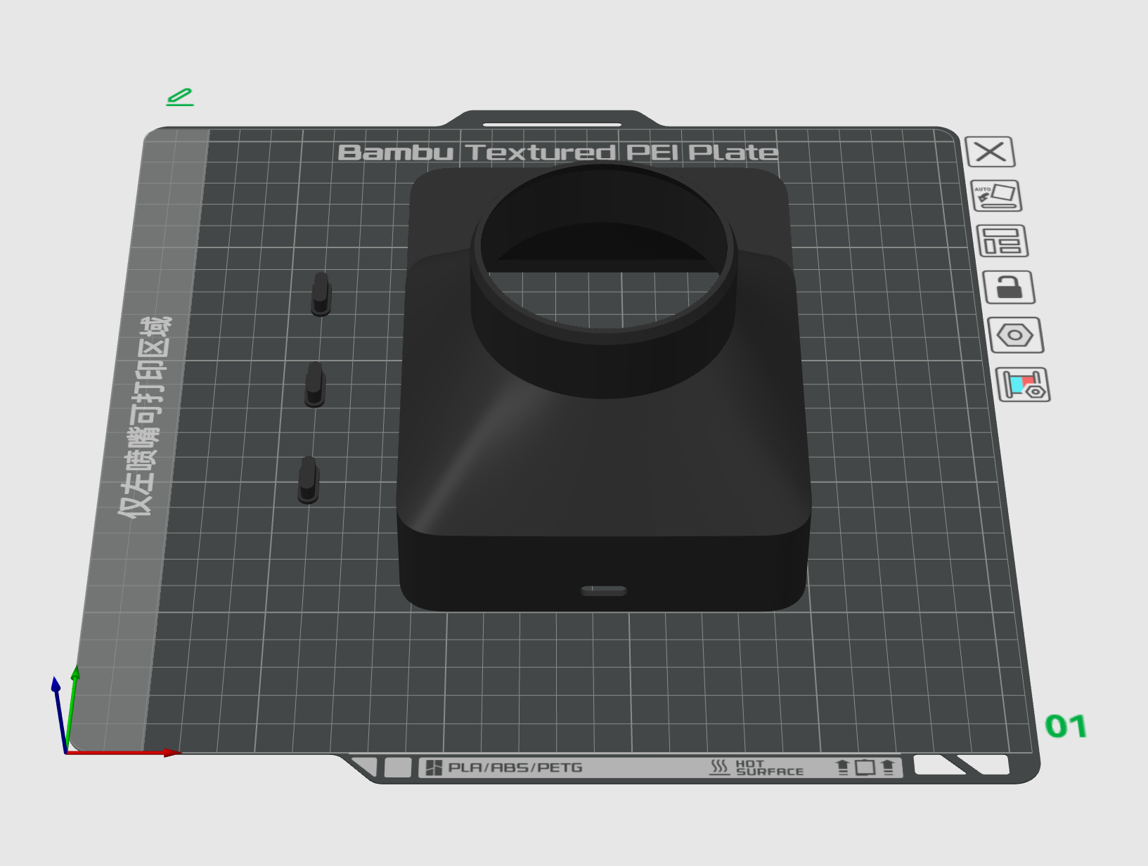 Miniatura 4 do modelo 3D x2d外排风扇通风管接口（多口径）