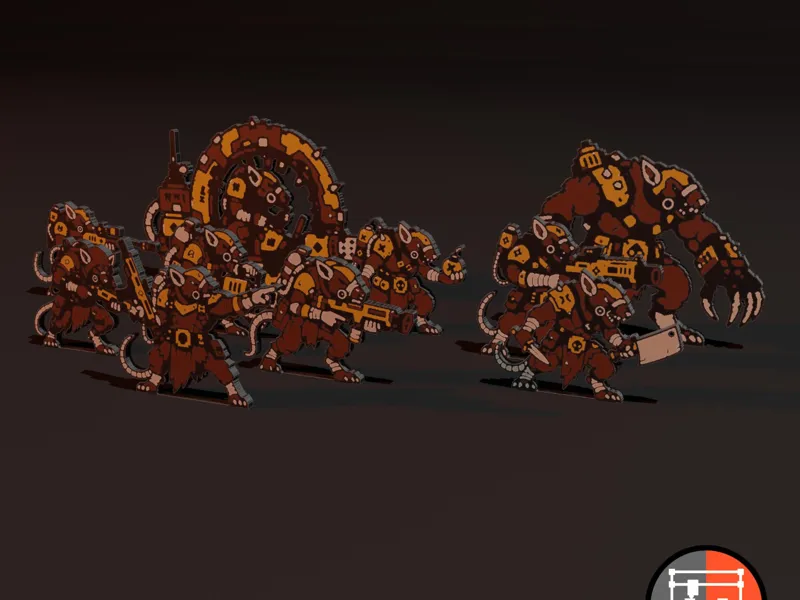 2.5D SciFi Ratmen