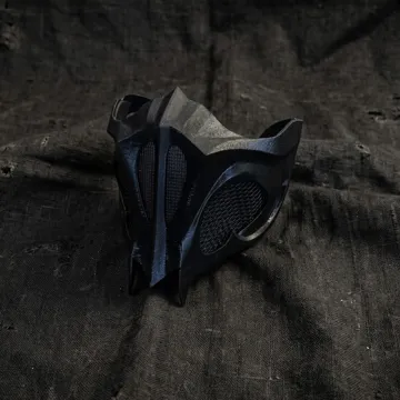 Pieza para disfraz o exhibición: Noob Saibot Alternative mask - Born in Pain — vista de referencia 4