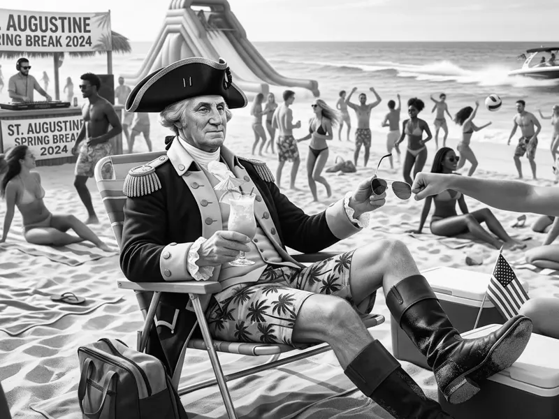 Hueforge George Washington Party Time Spring Break