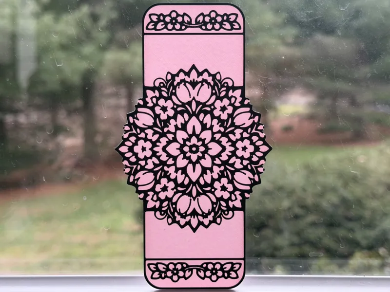 Spring Mandala Bookmark