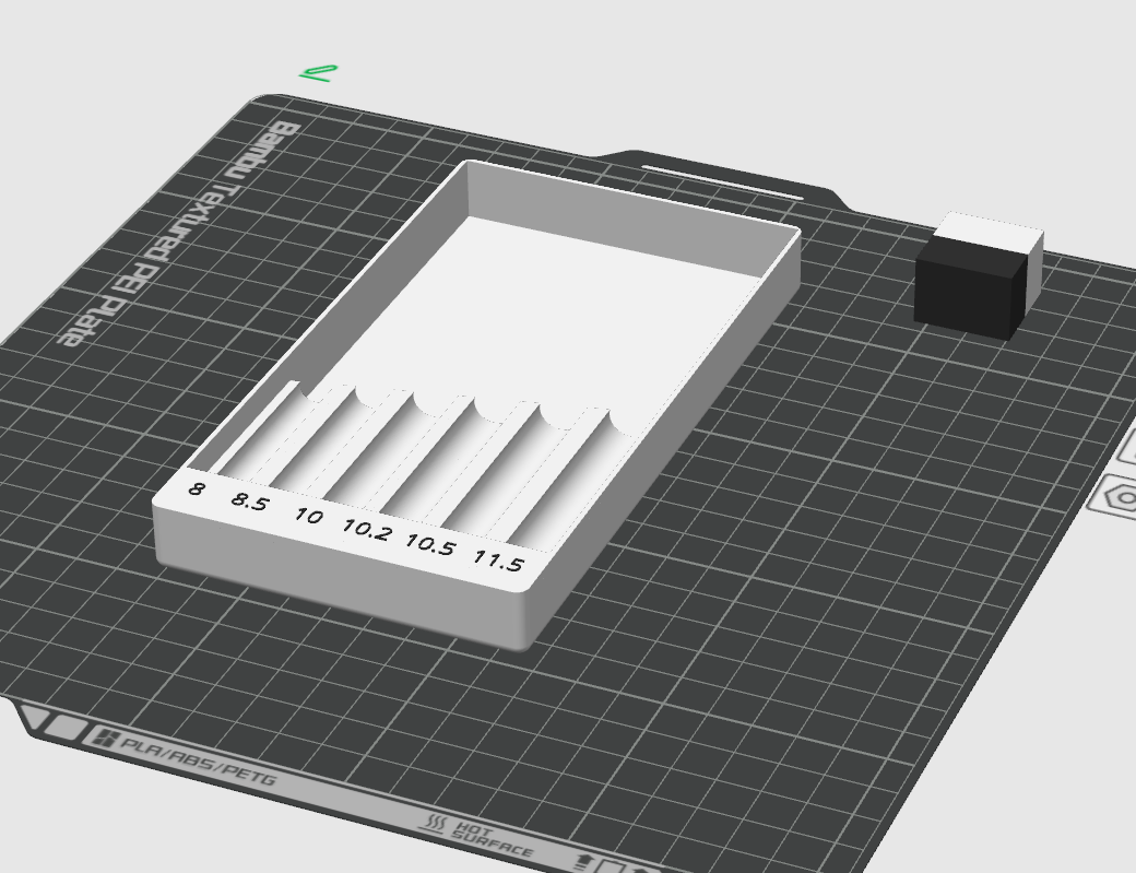 Miniatura 4 do modelo 3D Drill bit case insert magnetic
