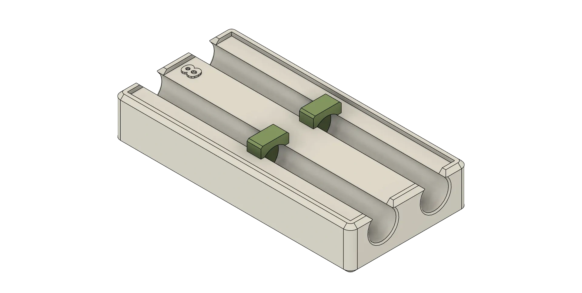 Miniatura 2 do modelo 3D 磁铁收纳模块