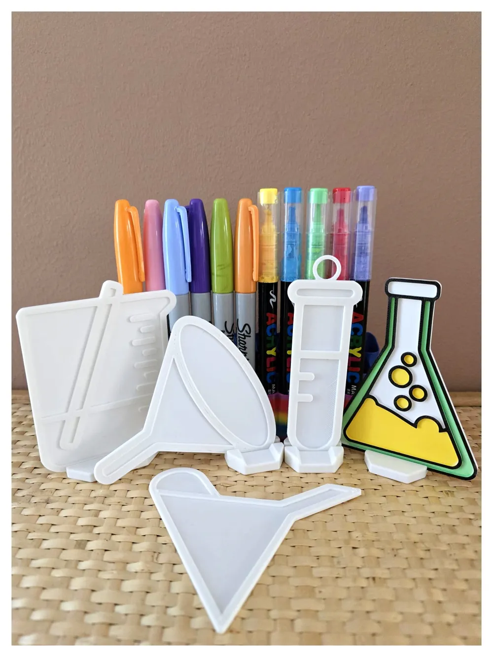 Science Lab Model Diy Lab Science DIY Coloring Pack 3 No Ams Equipment - Free 3D Print Model ...
