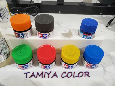 Tamiya Color Paint Display