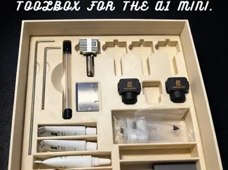 Toolbox for the Bambulab A1 Mini.