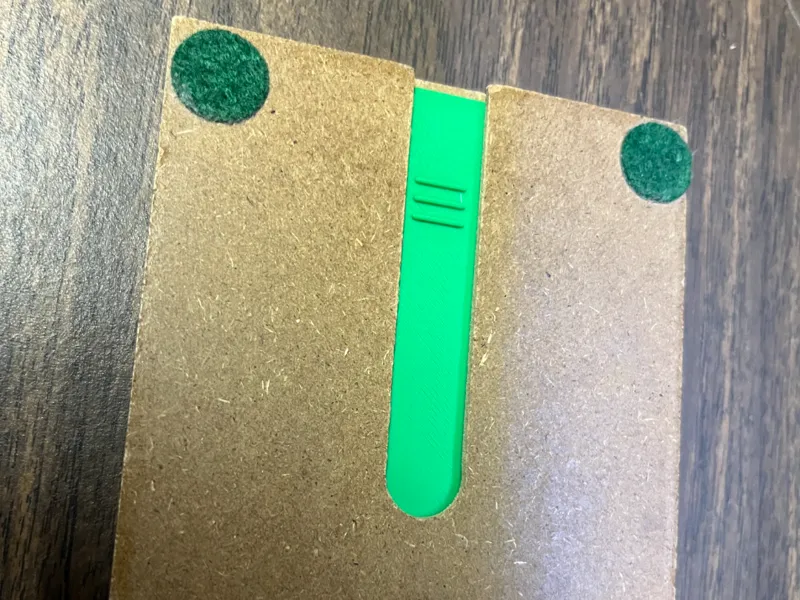 Cribbage Peg Slot Slide Holder