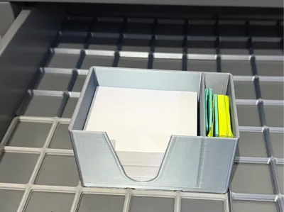 Gridfinity note pad cube 8X9,2 cm