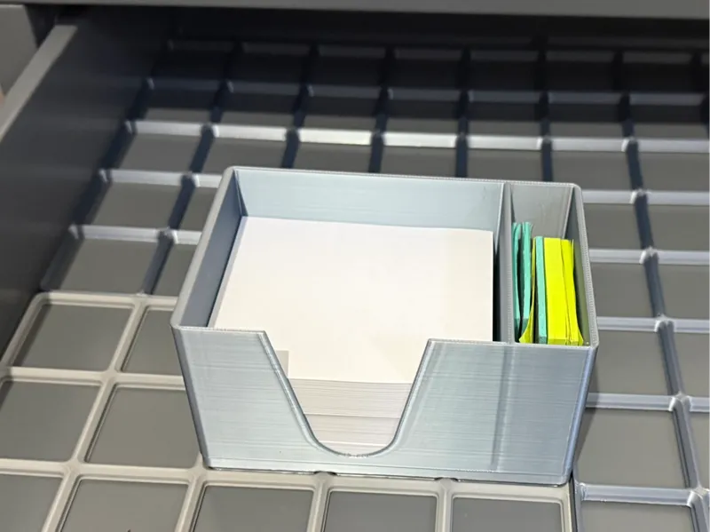 Gridfinity note pad cube 8X9,2 cm