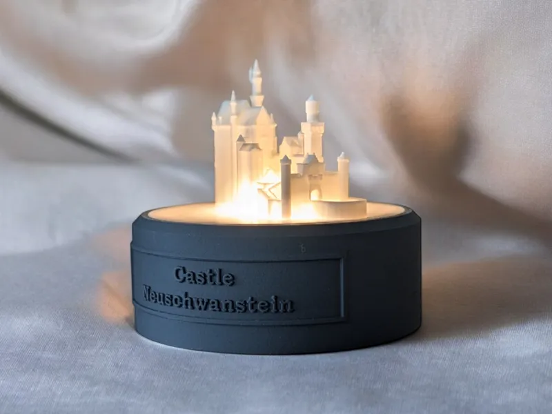Castle Neuschwanstein - LED lamp (romantic castle)