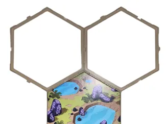Casting shadows hex tiles bases
