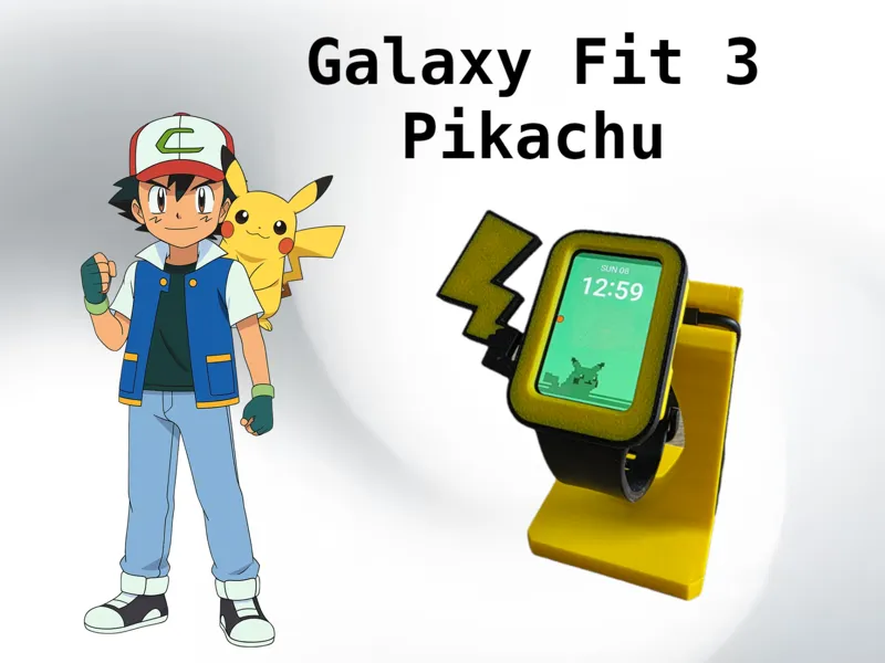 Galaxy Fit 3 Pikachu